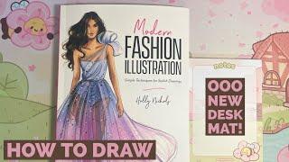 MODERN FASHION ILLUSTRATION BY HOLLY NICHOLS and KATNIPP DESK MAT