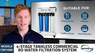 Best Reverse Osmosis Water Filter System for Your Business | iSpring CRO1000