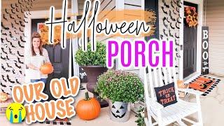 FALL & HALLOWEEN PORCH DECORATE WITH ME! | One of MY FAVORITE ways I've Decorated! SO FESTIVE!