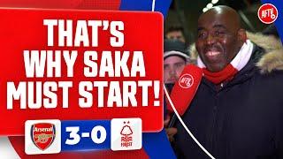 That’s Why Saka Must Start! (Robbie) | Arsenal 3-0 Nottingham Forest