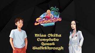 Summertime Saga v 0.15.30 || Miss Okita Complete Quest Walkthrough || 18+