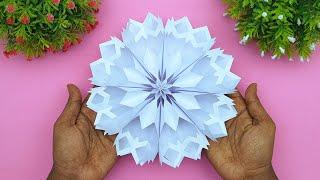 Amazing Ideas! Christmas Tree Decoration Snowflake | Traditional Christmas Snowflake Making Tutorial