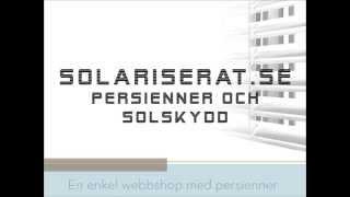 Persienner från Solariserat.se