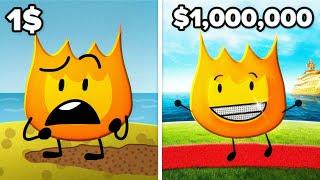 $1 vs $1,000,000 BFDI!