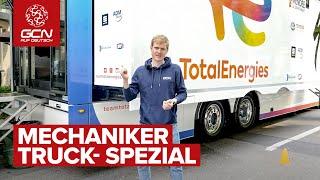 Die Geheimnisse eines Mechaniker Trucks von einem professionellen Radsport-Team | TotalEnergies