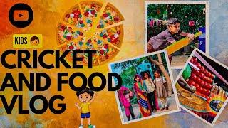 Kid's , cricket  and food  VLOG [ Krish Raval ]