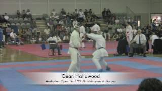 Dean Hollowood Final Aus Open 2010 Karate Kumite