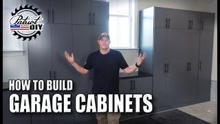 How To Build DIY Garage Storage Cabinets