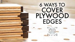 6 Ways to cover plywood edges - Which do you think is best??