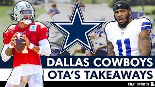Cowboys OTAs Takeaways On Injury News, Micah Parsons, George Pickens, Dak Prescott & Schottenheimer