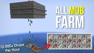 Minecraft Easy Efficient All Mob Farm - Tutorial 1.20 | Zombie, Skeleton, Creeper, Spider Farm