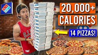 I Tried To Eat EVERY PIZZA On The Dominos Menu!