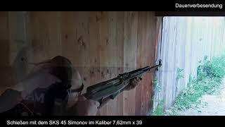 Schießen mit dem SKS 45 Simonov im Kaliber 7,62 x 39