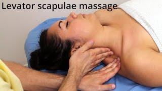 How to massage a "crick in the neck" (myofascial release for neck stiffness)