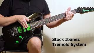 Ibanez Universe Steve Vai 7 strings - Stock tremolo VS Sophia 2:92 SEVEN - Quick Tonal Comparison