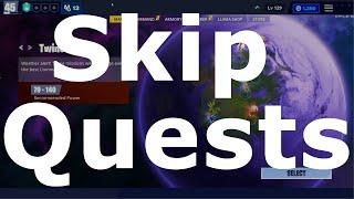 *NEW* How To Skip Quests In Fortnite STW - Skip Missions - Get to Twine Fast!