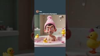 Mr Bean Swallowed Shampoo #ai #aiart #chatgpt