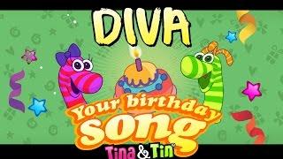 Tina & Tin Happy Birthday DIVA (Personalized Songs For Kids) #PersonalizedSongs