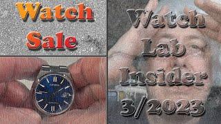 Watch Sale & Watch Lab Insider