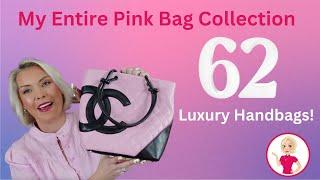 62 Luxury Handbags! My Entire Pink Bag Collection!