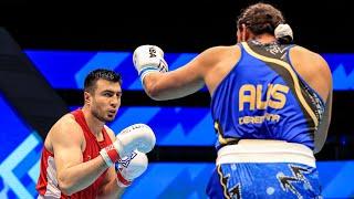 Bakhodir Jalolov (UZB) vs. Teremoana Junior (AUS) IBA World Boxing Championships 2023 (92+kg)