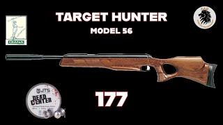 Diana Target Hunter Model 56 in 177 test at 35 yards JTS Dead Center  10.4gn