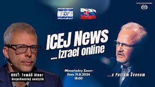 ICEJ News, Izrael Online #6 Mimoriadna diskusia, hosť: Tomáš Alner, bezpečnostný analytik