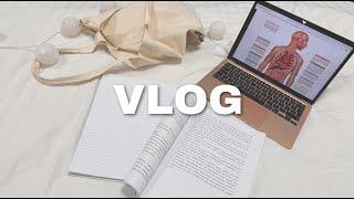 SILENT VLOG | back to medical school, lots of studying, cooking and fall cleaning 