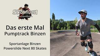 Das erste Mal  Pumptrack Binzen mit Inlineskates | Parkview Sportanlage Binzen | Deutschland