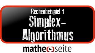 Simplex-Algorithmus, Beispiel 1 | M.08.02