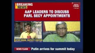 AAP Leaders To Meet Panab Mukherjee Over Parliamentary Sec Appointments