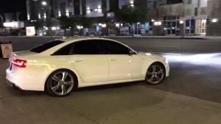 Audi s6 exhaust BRUTAL SOUND muffler + resonator delete