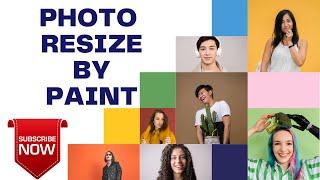 how to resize passport size photo in paint