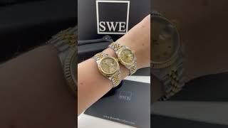 Rolex Datejust Steel Yellow Gold 28mm and 26mm Fluted Bezel Ladies Watches Review | SwissWatchExpo