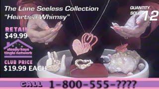 ASMR Home Shopping | "Hearts-a-Whimsy" Jewelry Collection | LoFi VHS | Sleepy Keys Tingle Network