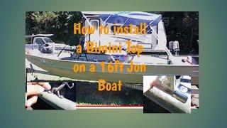 How to install a Bimini Top on a Jon Boat