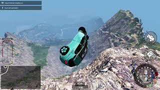 BeamNG drive Cherrier FCV Tograc cliff crash