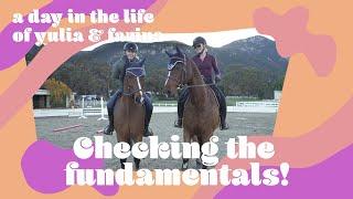 Horse Vlog | A Day In The Life of Yulia & Farina: Checking the Fundamentals (Episode 3)[Horse Video]