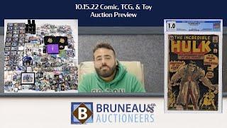 10.15 Fall Comic, TCG, & Toy Auction Preview