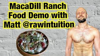 Macadill Ranch Food Demo with Matt @rawintuition