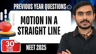 Motion in a Straight Line | Most Expected Questions | NEET PHYSICS | NEET 2025  | Dr. Anand Mani