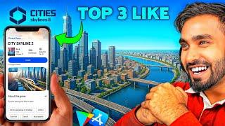 TOP 3 BEST GAMES LIKE CITIES SKYLINES 2 FOR ANDROID IOS l HIGH GRAPHICS GAME 2025