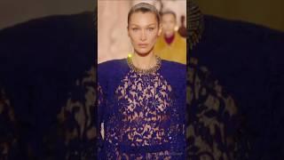 Bella Hadid is back on runway for YSL f/w 2025 show #shorts #bellahadid #ysl #parisfashionweek #now