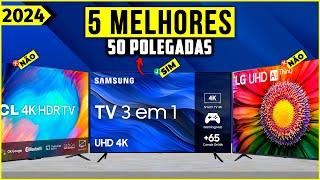 As 5 Melhores Tv 50 Polegadas/ Smart Tv 50 polegadas Em 2024!