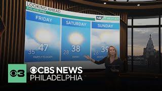 Arctic air arrives in Philadelphia region for weekend, wind chills as low as the teens possible