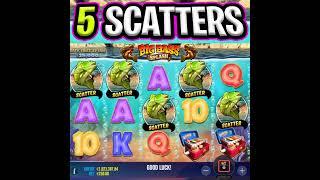 BIG BASS SPLASH  SUPER RARE 5 SCATTER BONUS  ON MAX €25.000 BONUS BUY‼️ #shorts