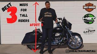 3 things a tall Harley-Davidson Street Glide or Road Glide rider should have!