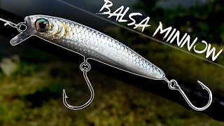 Making a Shiny Balsa Minnow Lure