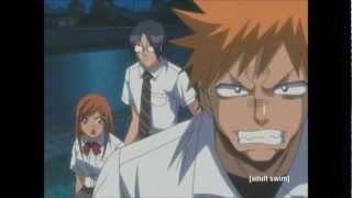 Renji mad at Ichigo for repeating the same thing (Dubbed in English)