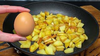 Just pour the eggs over the potatoes! AN AMAZING kitchen trick!